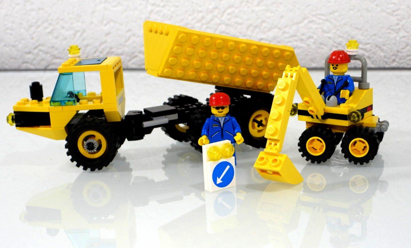 Lego Kit di costruzioni: LEGO SYSTEM 6581 MULDENKIPPER UND BAGGER – Usato da Turbenthal venduto da Ddanuh 6