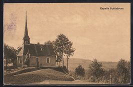 AK Zug, Bad Schönbrunn, Kapelle, 1917