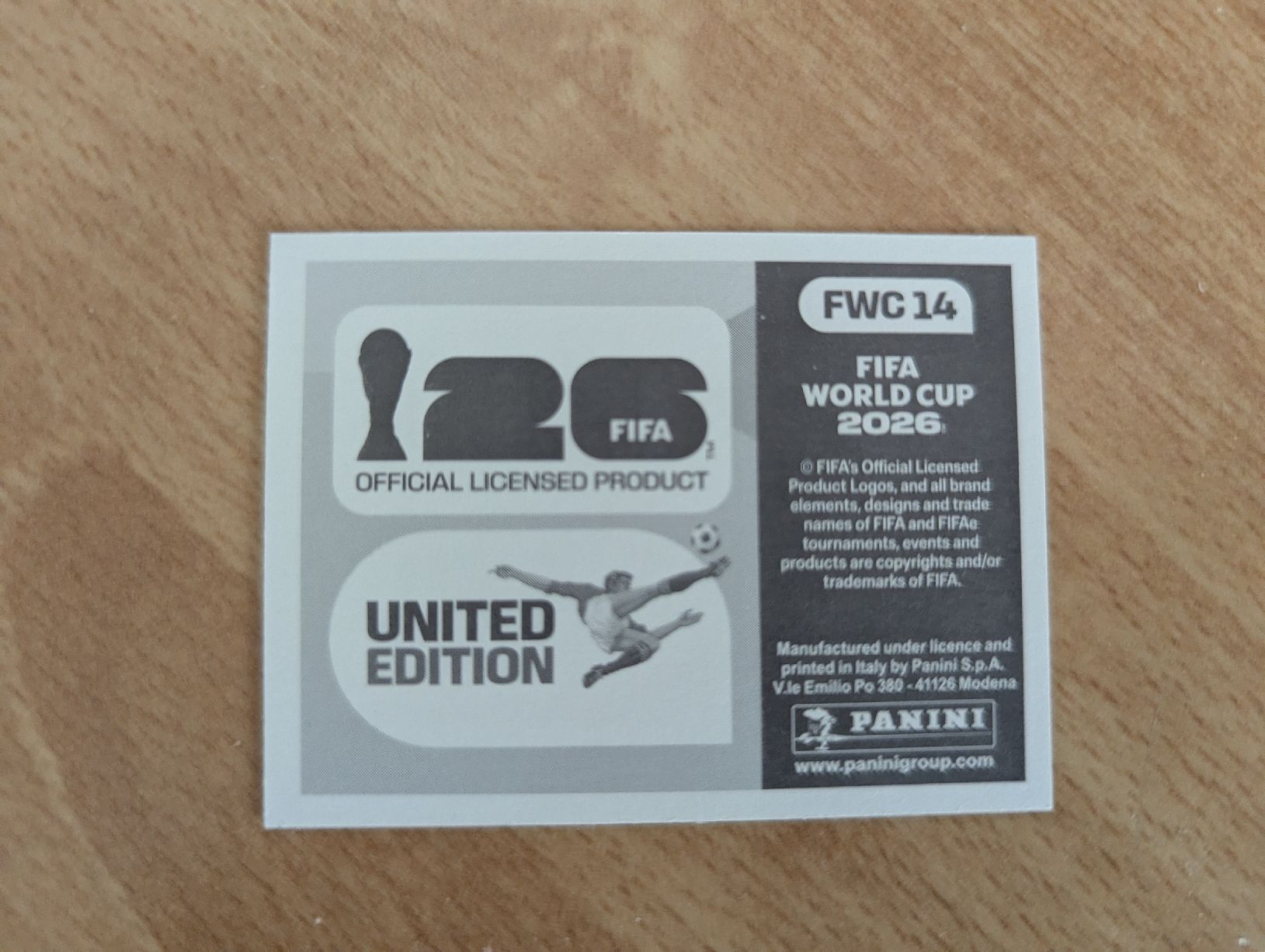 Panini Carte collezionabili: FWC 14 Teambild Argentinien Panini WM 2026 – Nuovo (secondo la descrizione) da Horgen venduto da snickers58 1