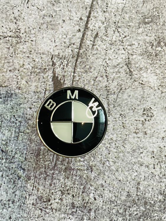 BMW Logo Emblem Motorhaube Heckklappen Lenkrad 82, 82, 45 mm (Neu und ...