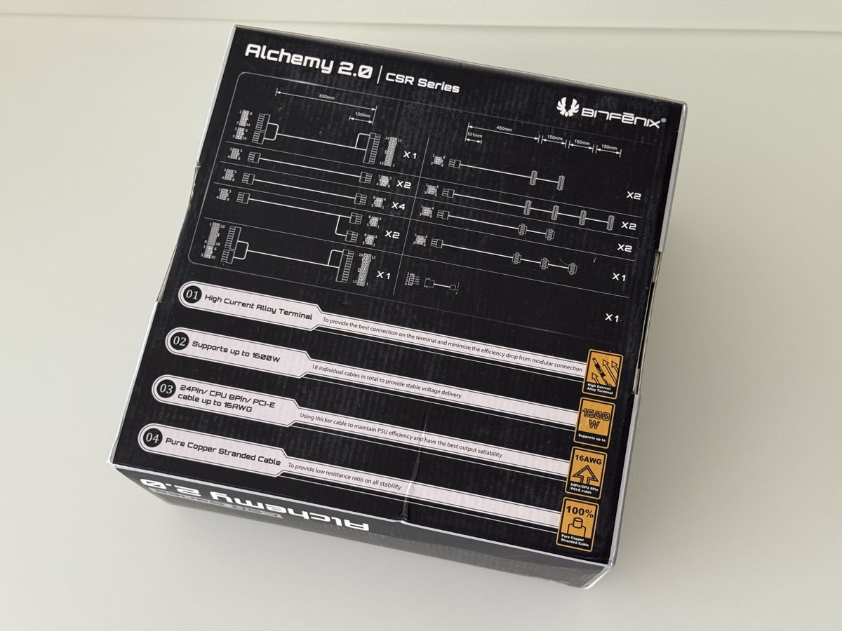 Kabel: BitFenix Alchemy 2.0 PSU Cable Kit, CSR-Series – Gebraucht aus Basel von FrozenFire 1