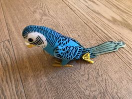 Steiff Wellensittich Franzi blau Vintage 2534/13