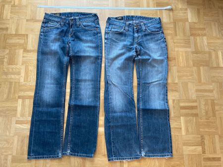 2x LEE Jeans Gr. W30/L32 Bootcut Denim Blau