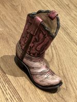 Rosa Cowboystiefel Deko, Western-Stil, Neuwertig! 🤠