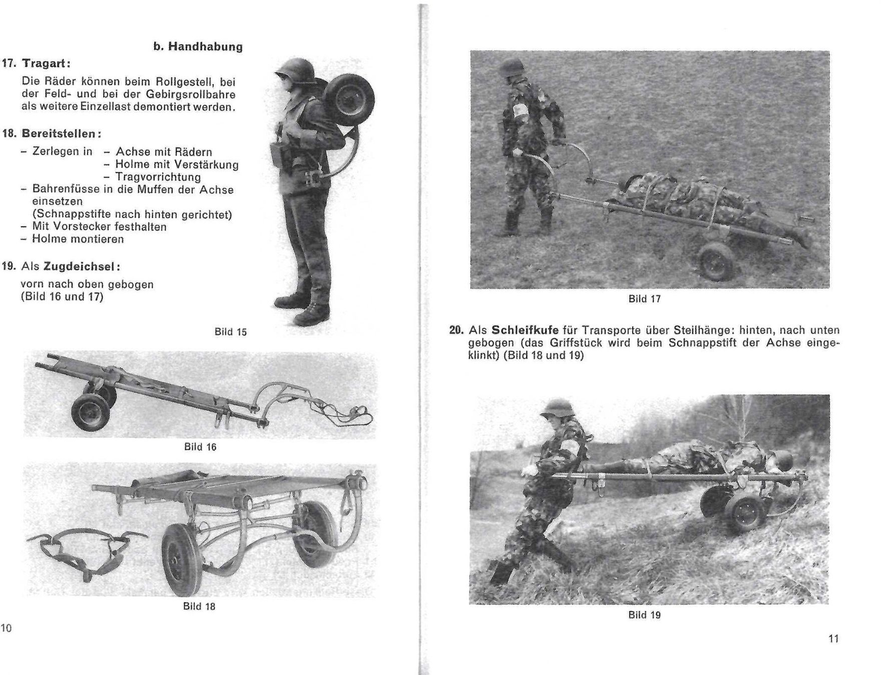 Uniformen: Rollgestell zu Tragbahre Schweizer Armee – Gebraucht aus Schaffhausen von Hottschili 5