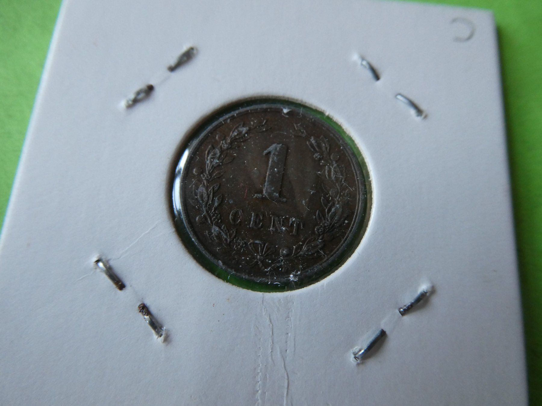 Alle Münzen: Niederlande 1878, 1 Cent – Gebraucht aus Hinterforst von Rohusri 1