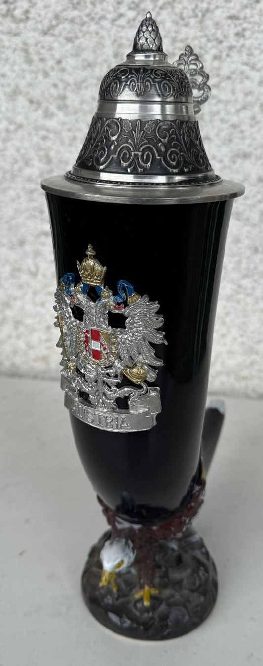 Trinkflaschen & Thermosflaschen: Austria Beer Stein Eagle Drinking Horn 0.75, Limited Edition – Neu (gemäss Beschreibung) aus Kiesen von Bestseller
