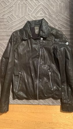 Gipsy Lederjacke Damen Gr: M, Grau NEU