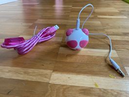 kleiner Kinder Lautsprecher mit Ladekabel