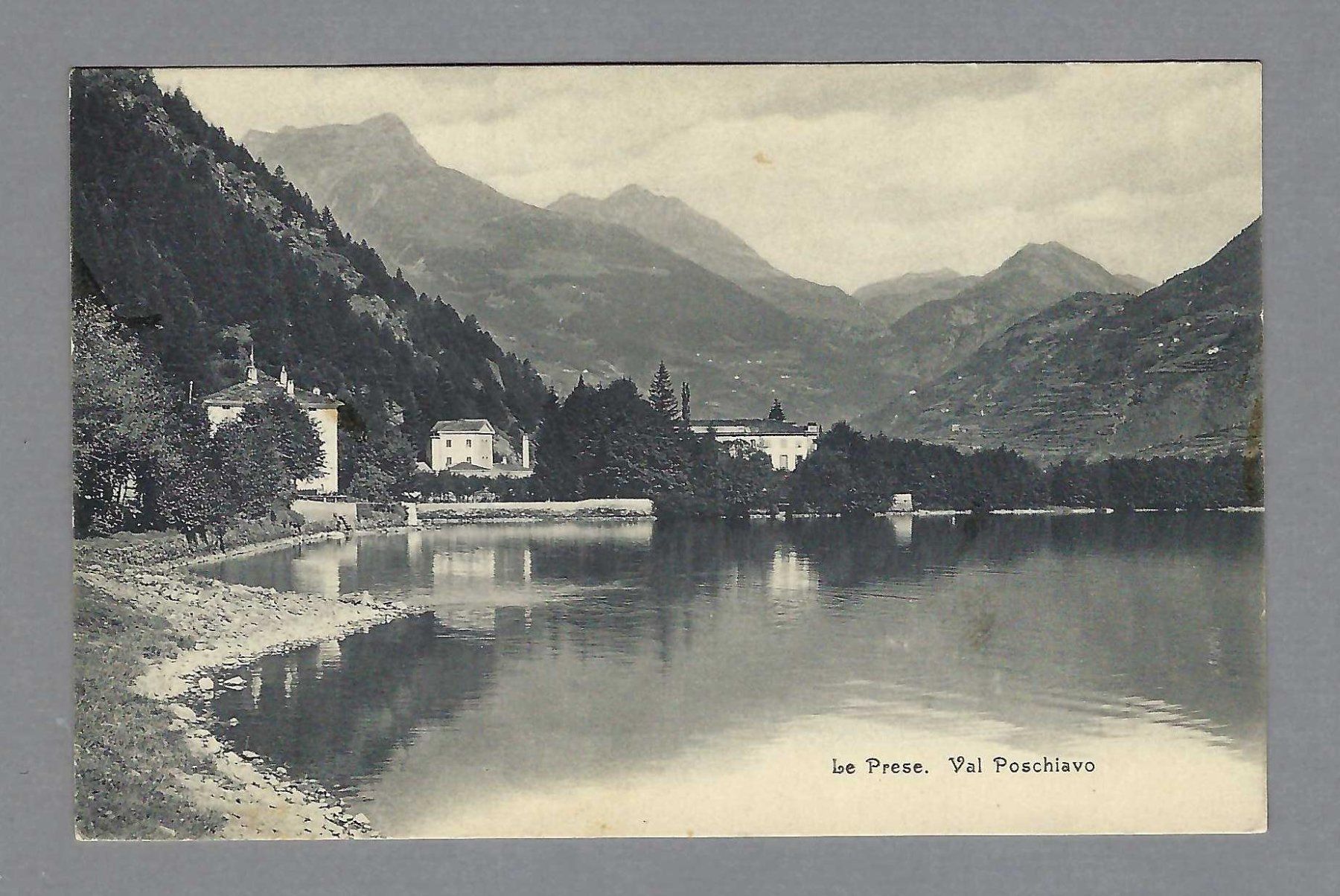 Cartoline postali: LE PRESE, *, RÜCKS. FLECKIG-KRATZER – Usato da Pura venduto da ulisse1957