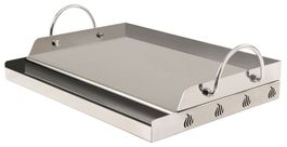 BBQ-TORO Edelstahl Grillplatte 64x40,5cm