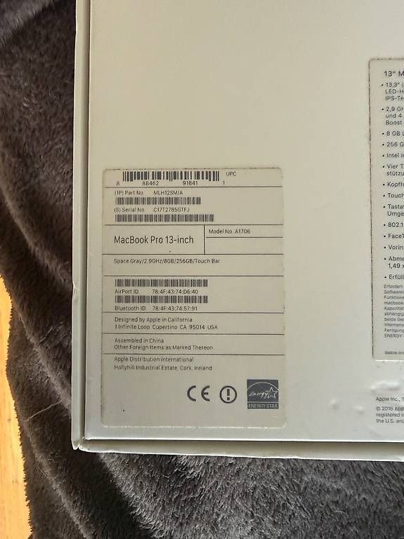 Notebook: MacBook Pro  – Usato da Boudry venduto da laetite 2