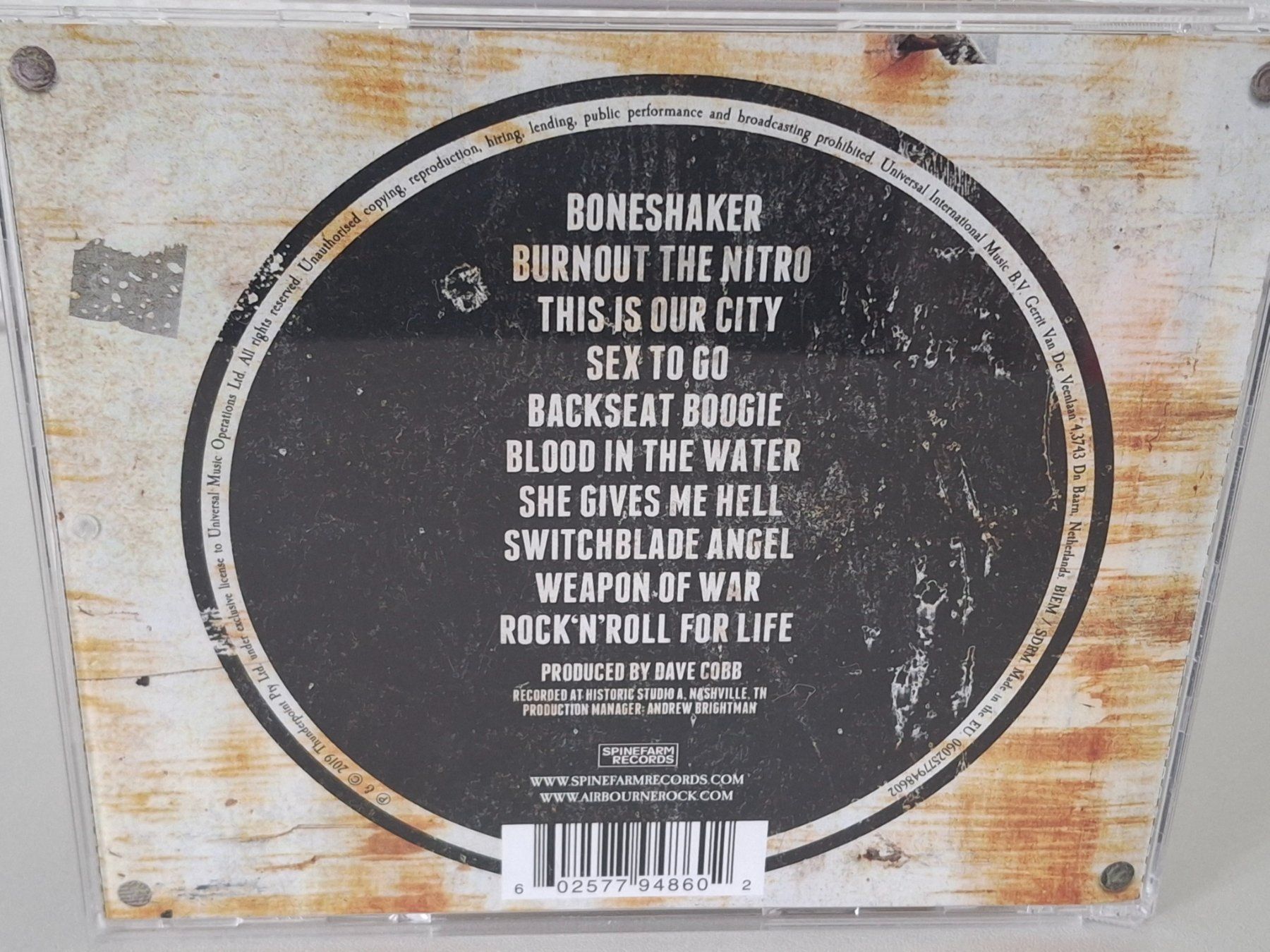 CDs: CD Airbourne - Boneshaker – Gebraucht aus Aarberg von Jackup1 1