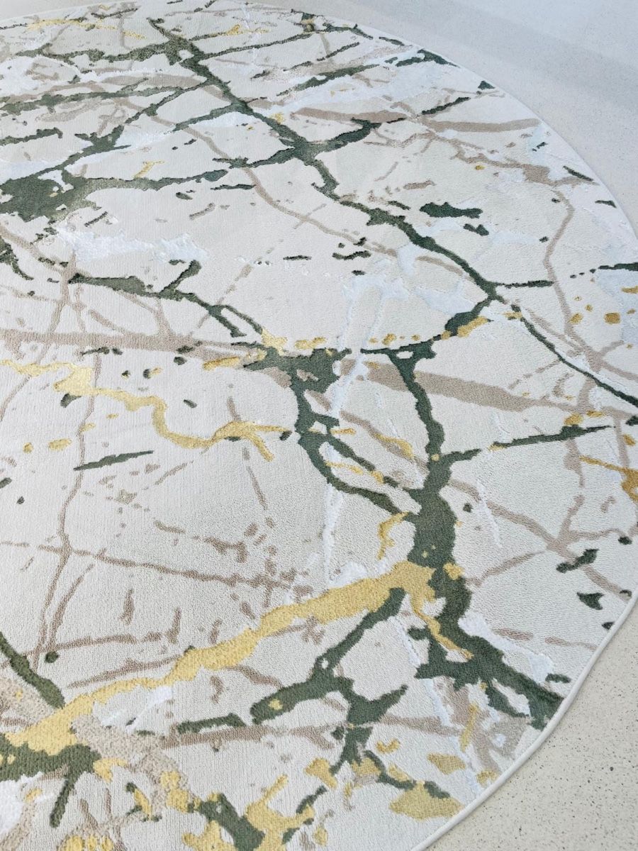 Teppiche: Runder Teppich Kurzflor glänzend – Gebraucht aus Binningen von DesignFanatic 2
