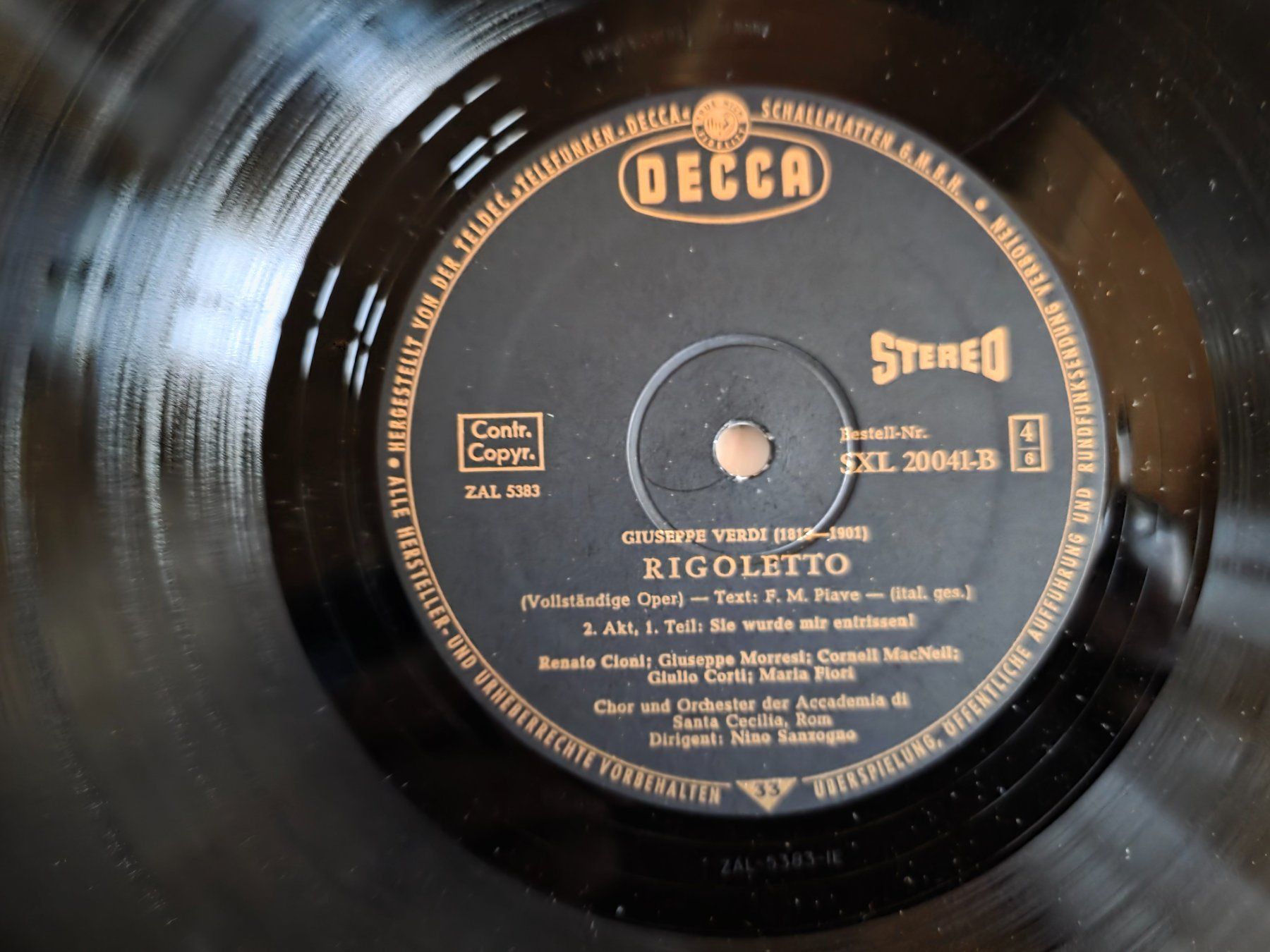 Dischi in vinile: LP Box Klassik Rigoletto in Rom - Macneil Sutherland 1962 – Usato da Walterswil BE venduto da Lonitti 1