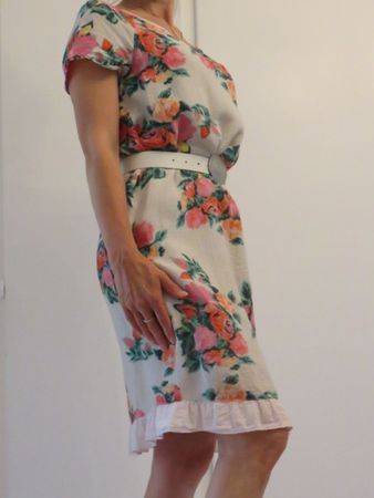 Seiden-Viskose Kleid gr. S-M