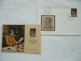 1981 Albert Anker 1 FDC SBK 651 + 1 MK12