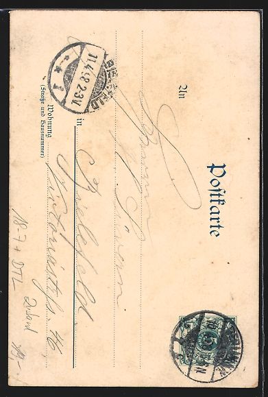 Cancelleria postale: Litho Berlin-Tiergarten, Reichstags-Geb – Usato da Berlin venduto da bartko-reher 1