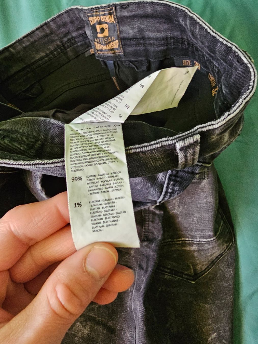 Jeans: Hose Jeans M Schwarz 1% Elastan – Usato da Visp venduto da kty_hfv5 3