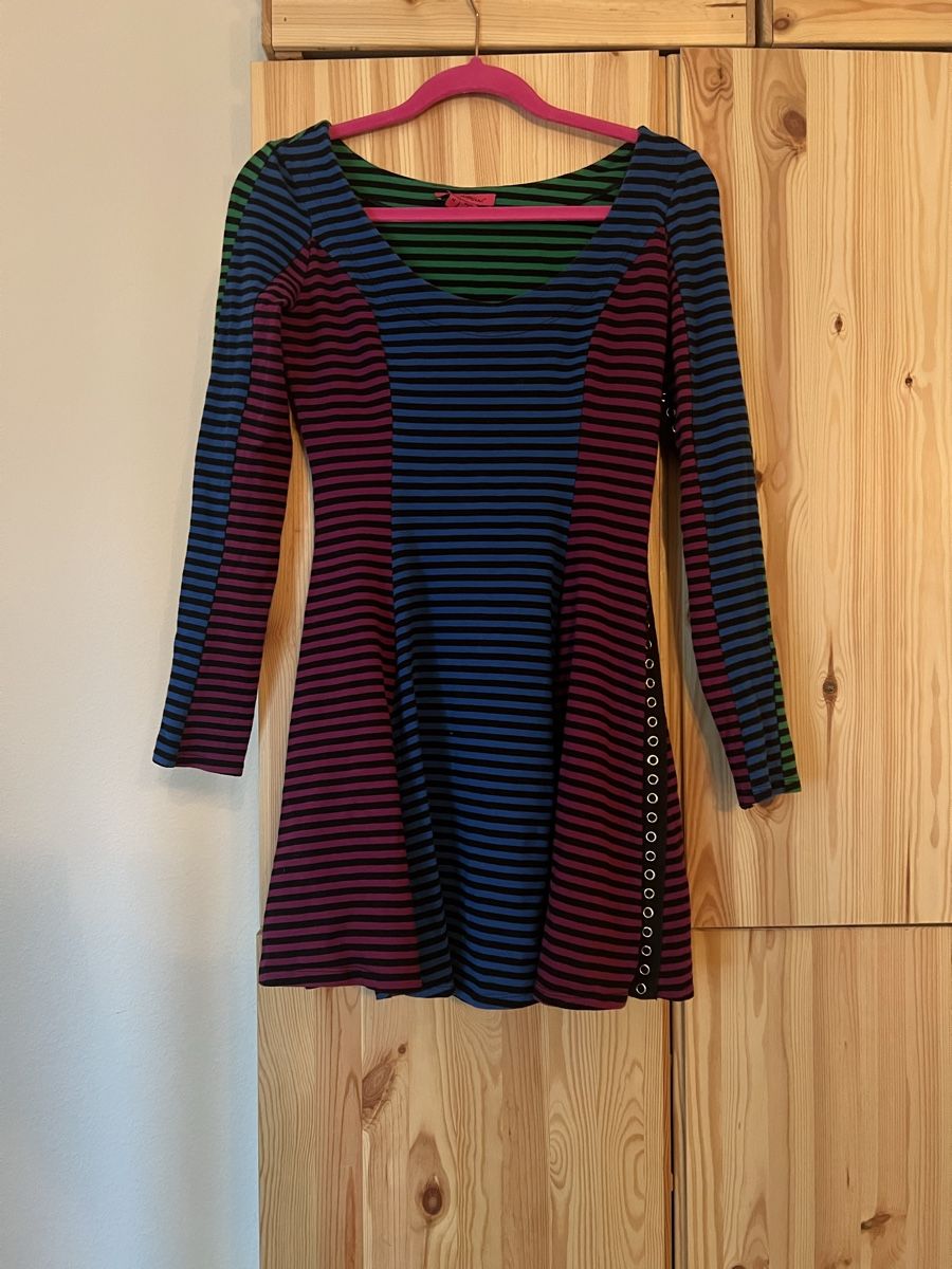 Kleider: Betsy Johnson striped dress Kleid  – Gebraucht aus Zürich von dreimalacht