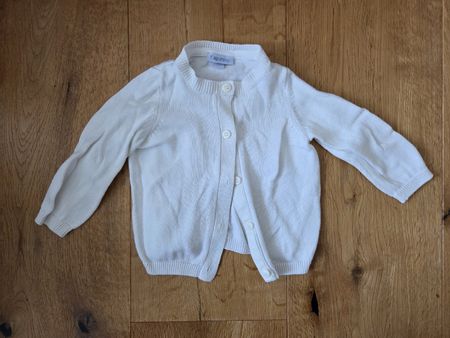 Weisses Jäckli Gr. 62, Jacke, Baby, weiss, Newborn