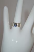 LABRODARIT SILBER RING ***  Gr.18.5