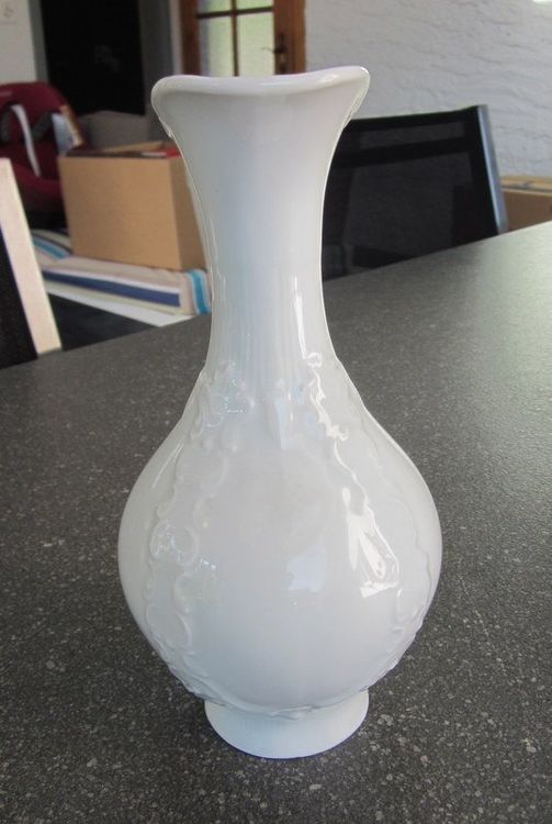 Erstaunlich Kpm Vase Weiss Alt Ebenbild