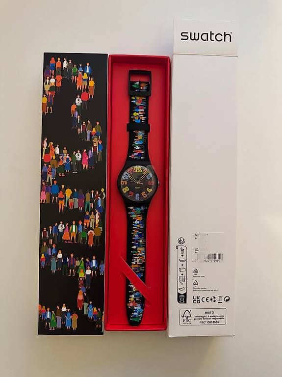 Swatch Orologi: Swatch Aktionärsuhr 2023 – Nuovo e nell'imballaggio originale da Diepoldsau venduto da Take98