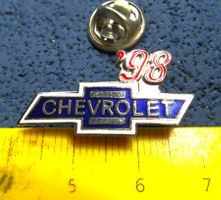 CHEVROLET '98 LOGO AUTO PIN ENAMEL SILBRIG