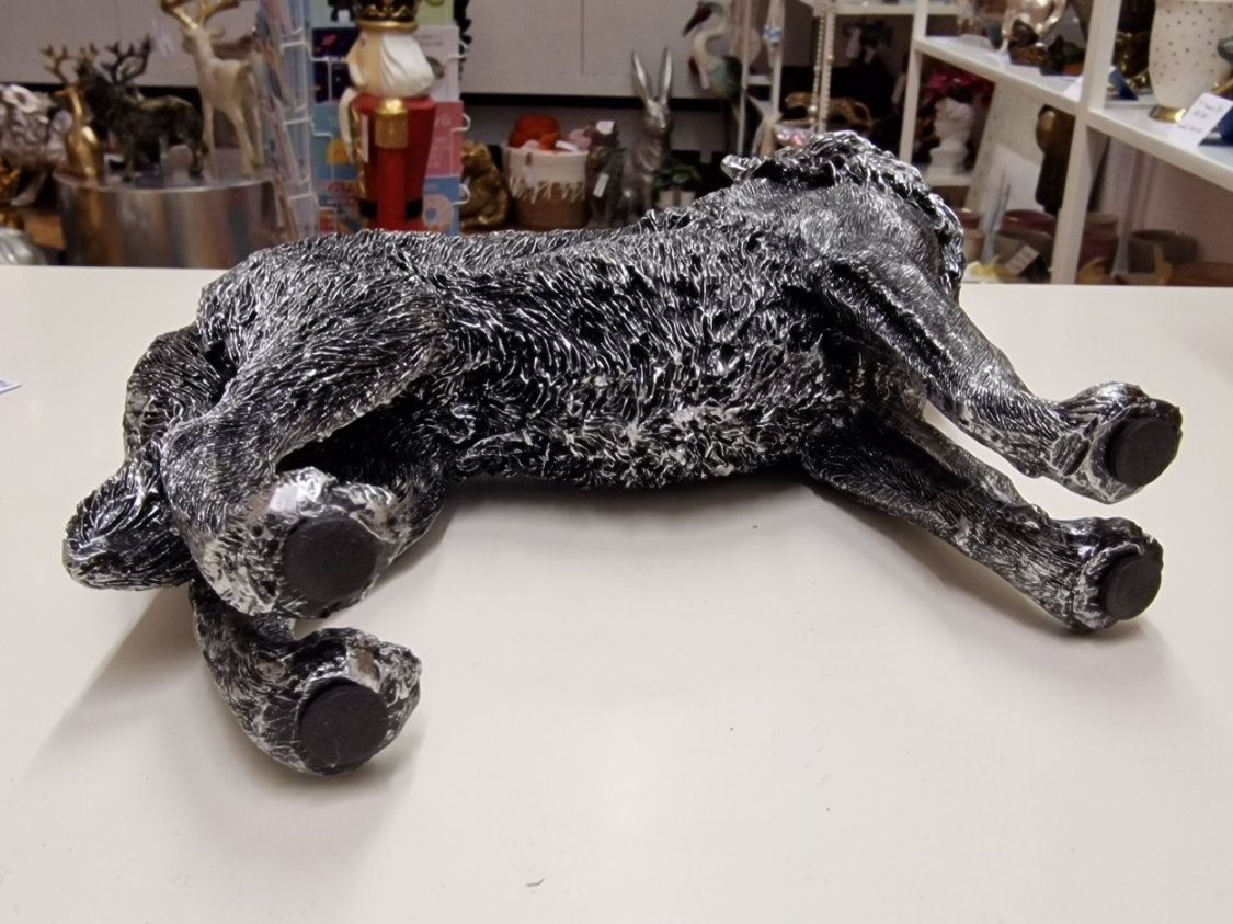 Statuette: Deko Wolf in Vintage Silber Optik – Nuovo e nell'imballaggio originale da Schaffhausen venduto da AtelierPudesco 5