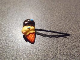 Haarspange Glace schwarz/gelb