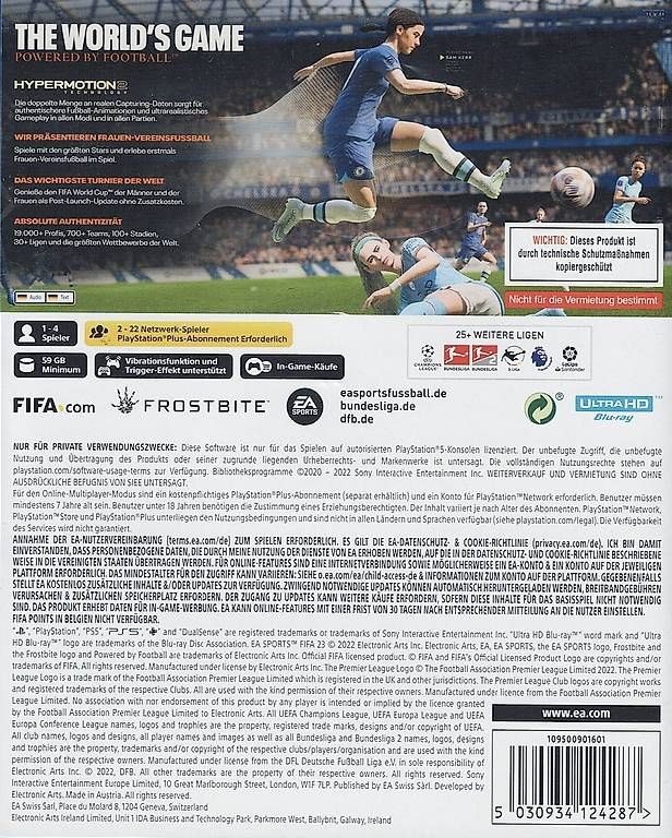 Sony Spiele: FIFA 23 für Playstation 5 – Gebraucht aus Möhlin von Erichkoe 1