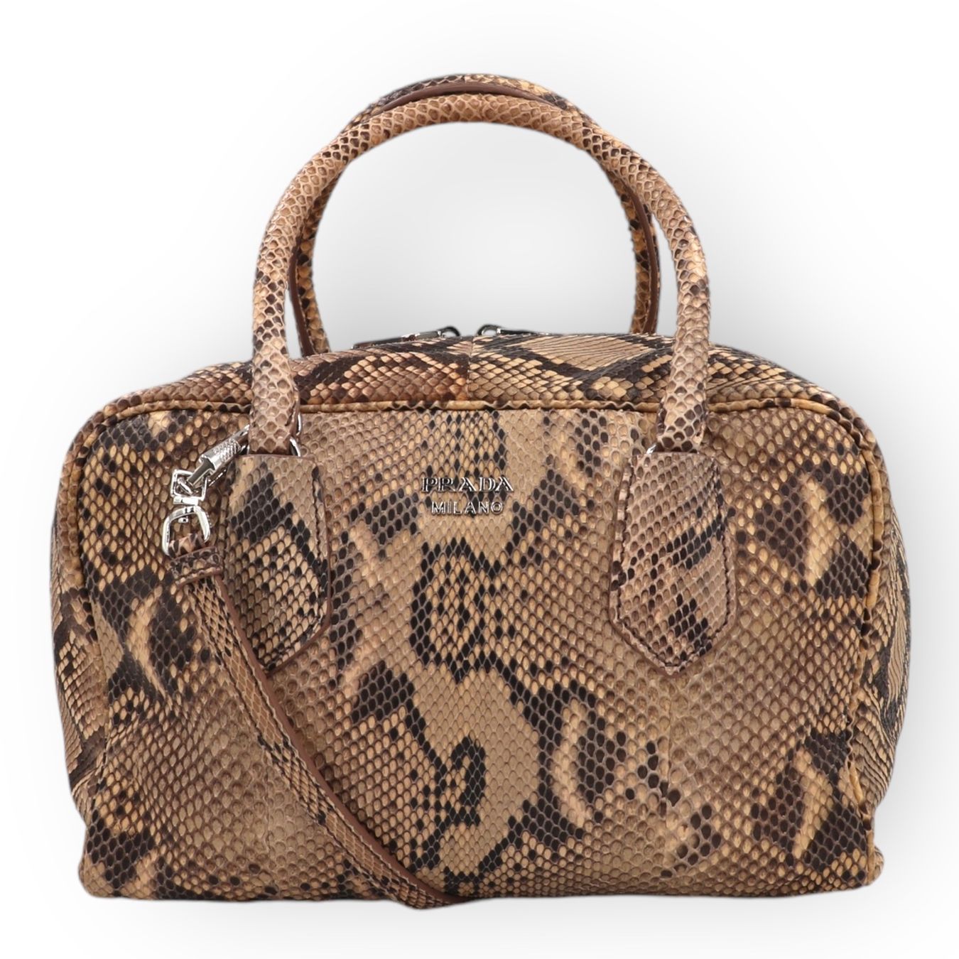 Prada Borse da donna: Prada Two-way Python – Usato da Binningen venduto da Designerlabels