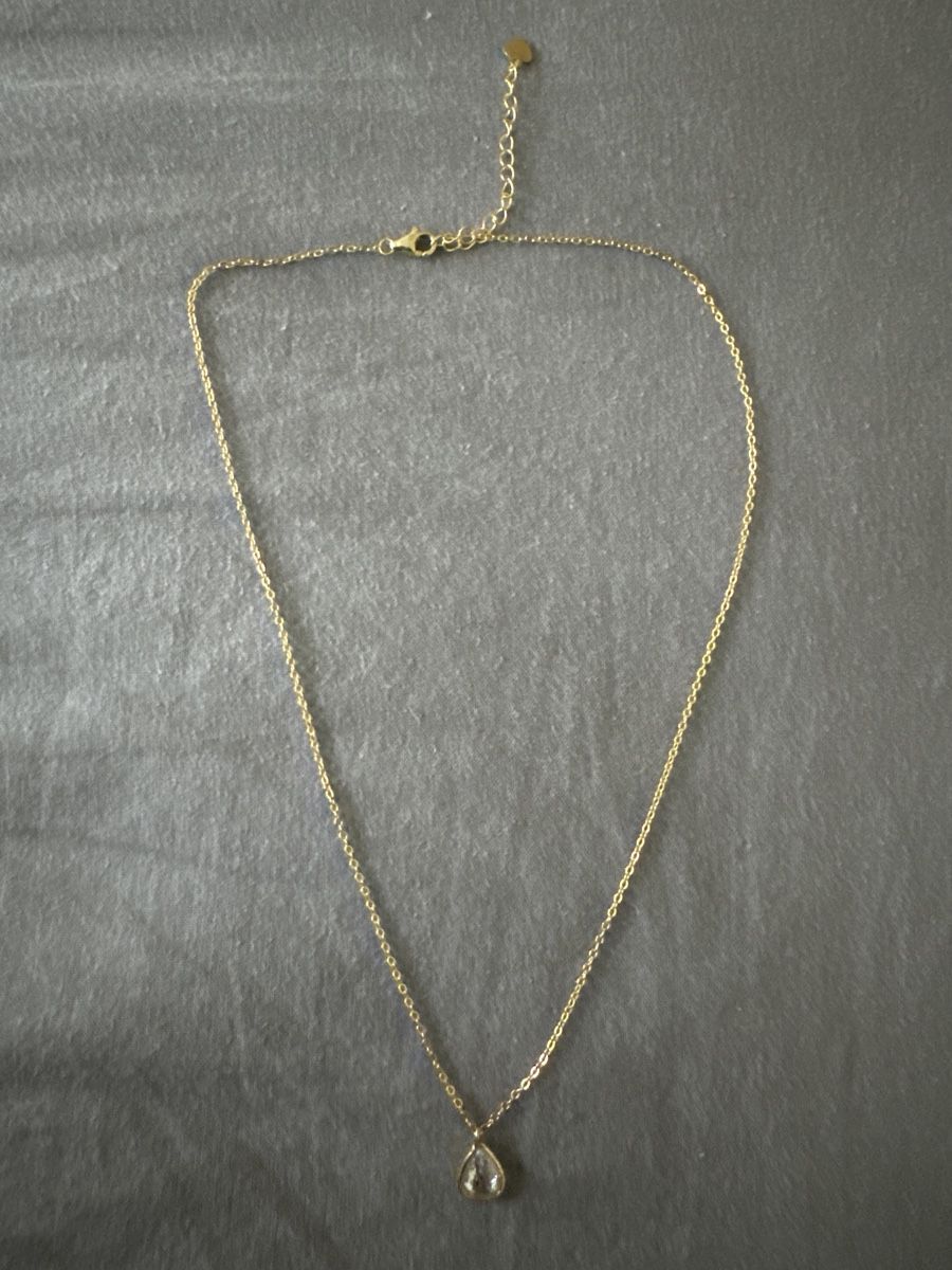 Catenine: Collier or argent 925 avec pendentif larme silver – Usato da Binningen venduto da Sophiescloset 1