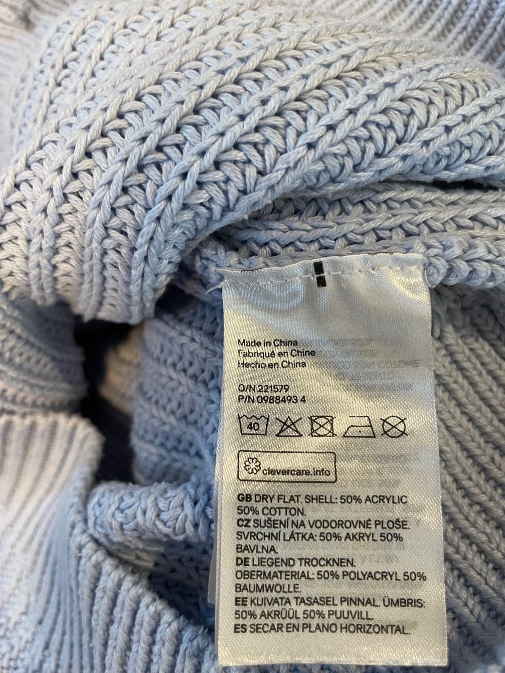 H&M Maglioni & Felpe: Süsser Strickpullover/ -jäckchen blau, xs – Nuovo (secondo la descrizione) da Liestal venduto da ela_2g9s 3