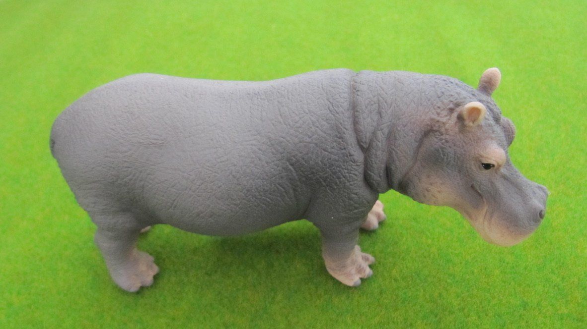 Schleich Giocattoli: Schleich Nilpferd & Geier - Wilde Tiere – Nuovo (secondo la descrizione) da Brunnen venduto da Kiwiland1 1