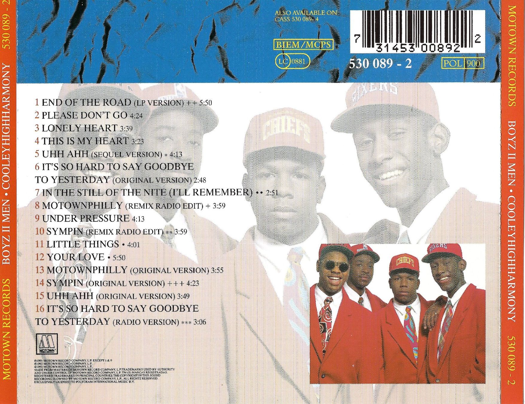 CD: Boyz II Men - Cooleyhighharmony CD Album – Usato da Steinhausen venduto da rasuni 2