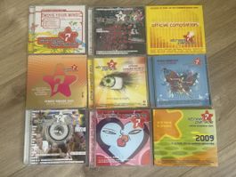 Lot de 9 CD Street Parade, compilations officielles