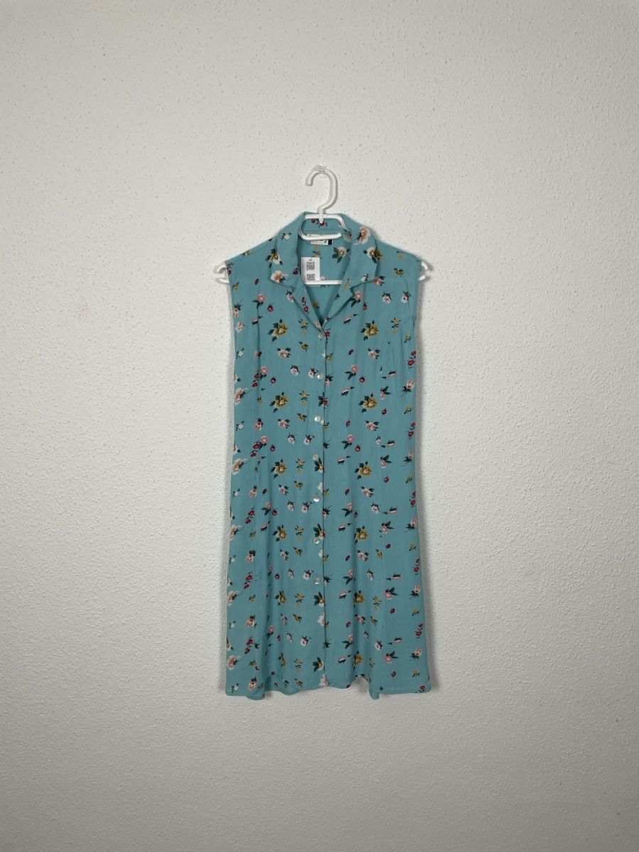 Vestiti: Vintage floral blue dress – Usato da Knonau venduto da Grapesvintage 1