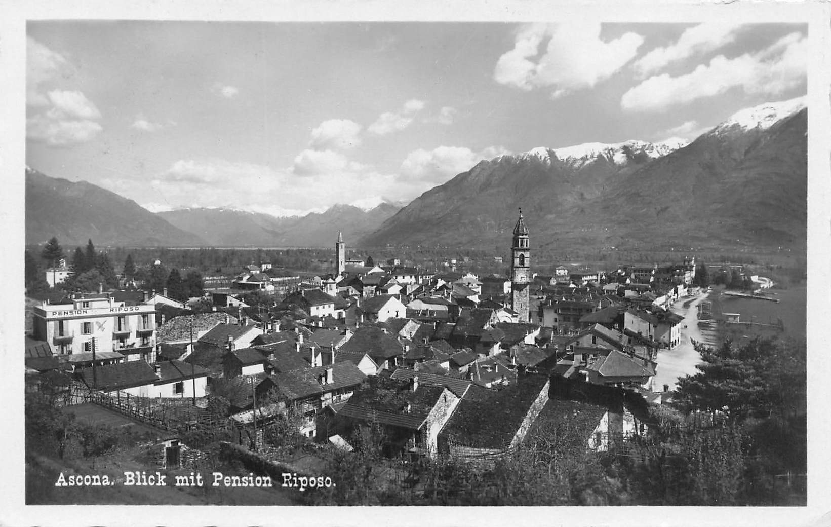 Cartoline postali: Ascona – Usato da Biasca venduto da Blenio71