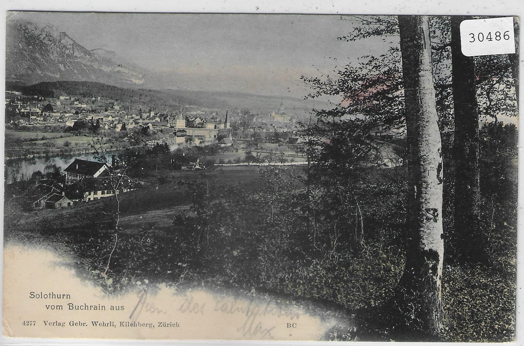 Cartoline postali: Solothurn vom Buchrain aus – Usato da Ettingen venduto da Kartenplanet