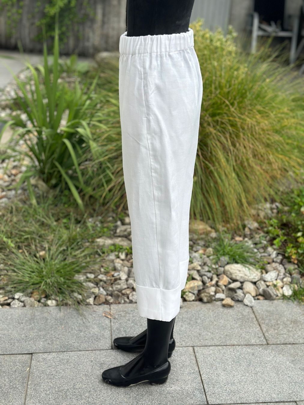 Zara Pantaloni: Leichte Sommerhose, Leinen, Weiss, Gr. 38 – Nuovo (secondo la descrizione) da Zufikon venduto da Modestil365 6