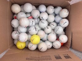 50 Golfballe, gebraucht zum selber auswählen