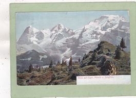 Blick auf Eiger Mönch Jungfrau 1912