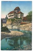 AK Schloss Frauenfeld 1930 gelaufen nach Meggen