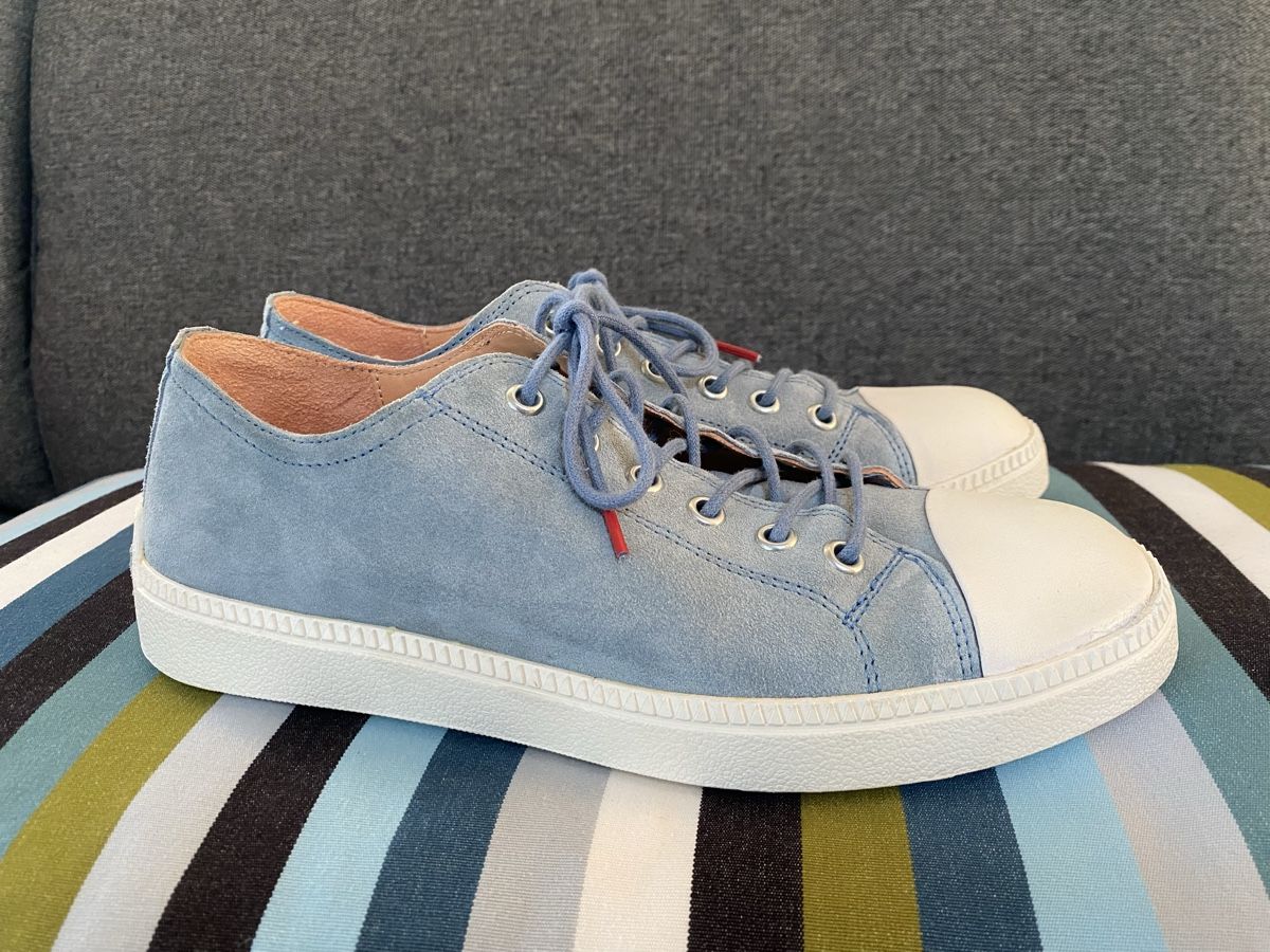 Think Scarpe da donna: Think! Sneaker aus Wildleder hellblau Grösse 38 – Usato da Buochs venduto da H16 1