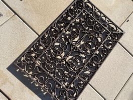 Fussabtreter aus Gusseisen, Jugendstil, Esschert Design