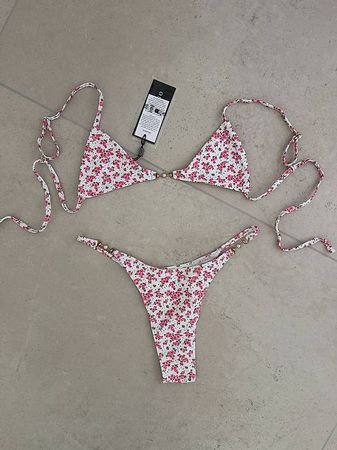 NEW - Bikini Perlendetail XS