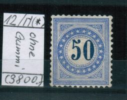 CH 1882 Porto 12/N (*) ungebraucht SBK Fr. 3'800.--