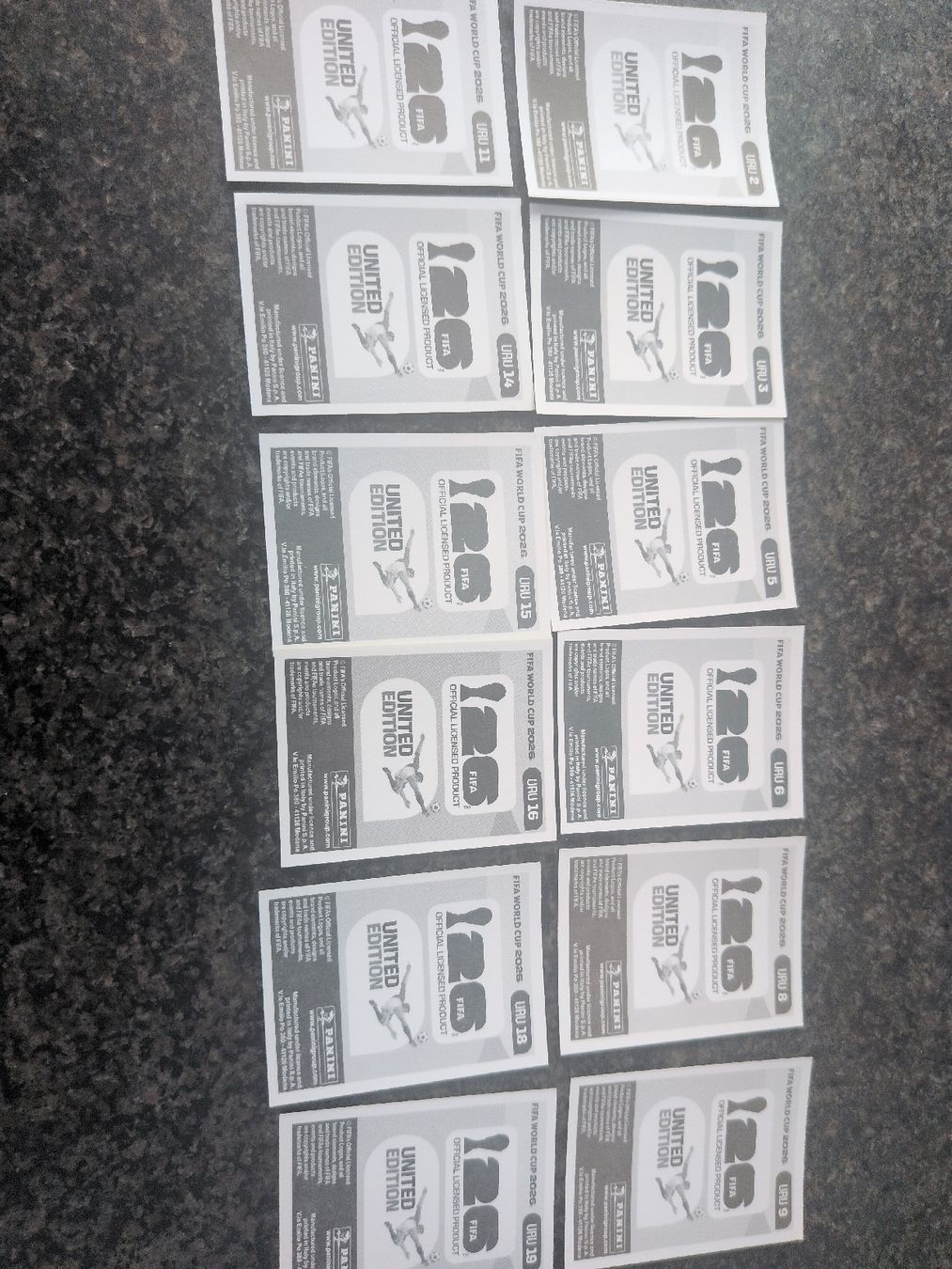 Panini Carte collezionabili: 12 Uruguay Panini  – Nuovo (secondo la descrizione) da Dittingen venduto da uke4243